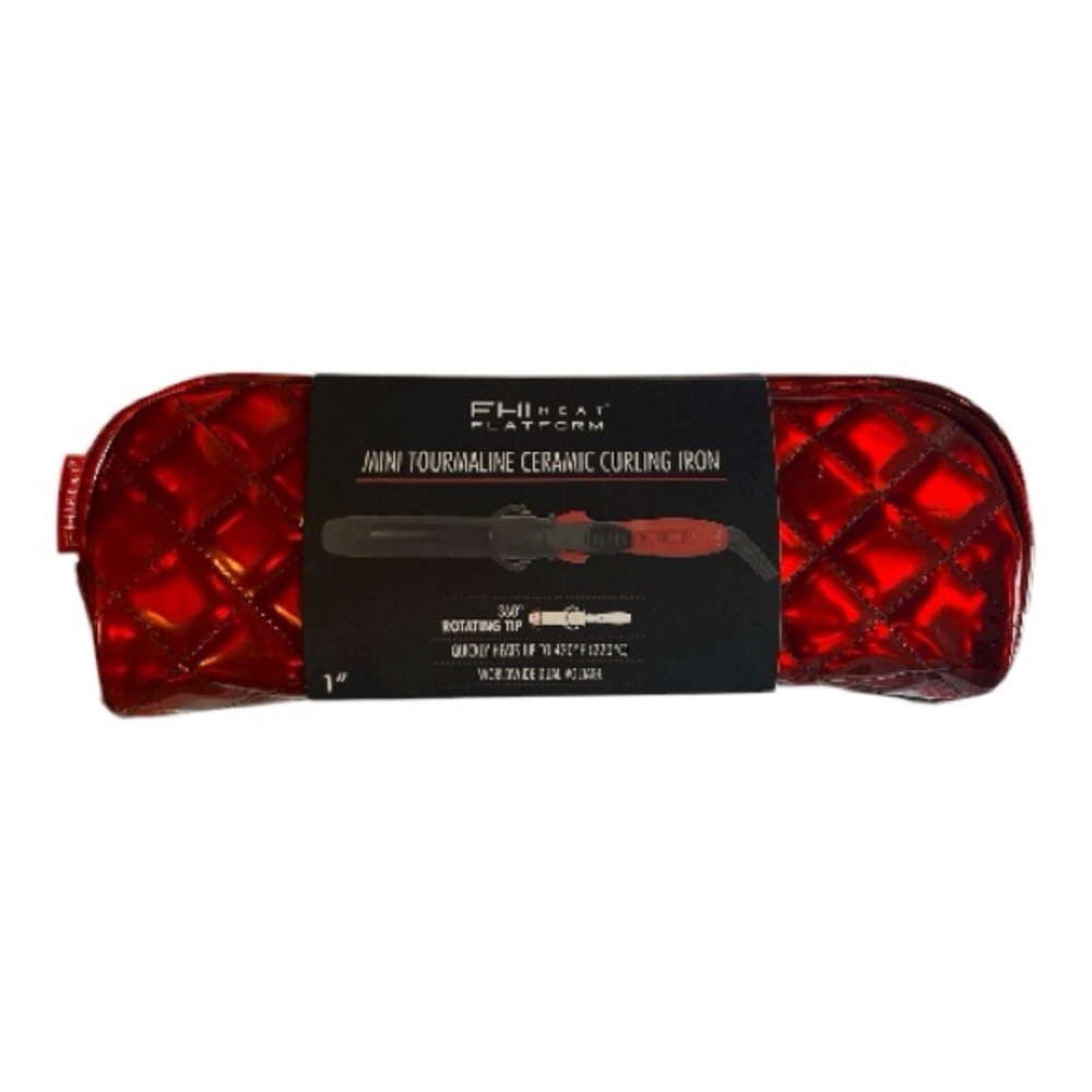 FHI Heat Red Mini Tourmaline Ceramic Curling Iron